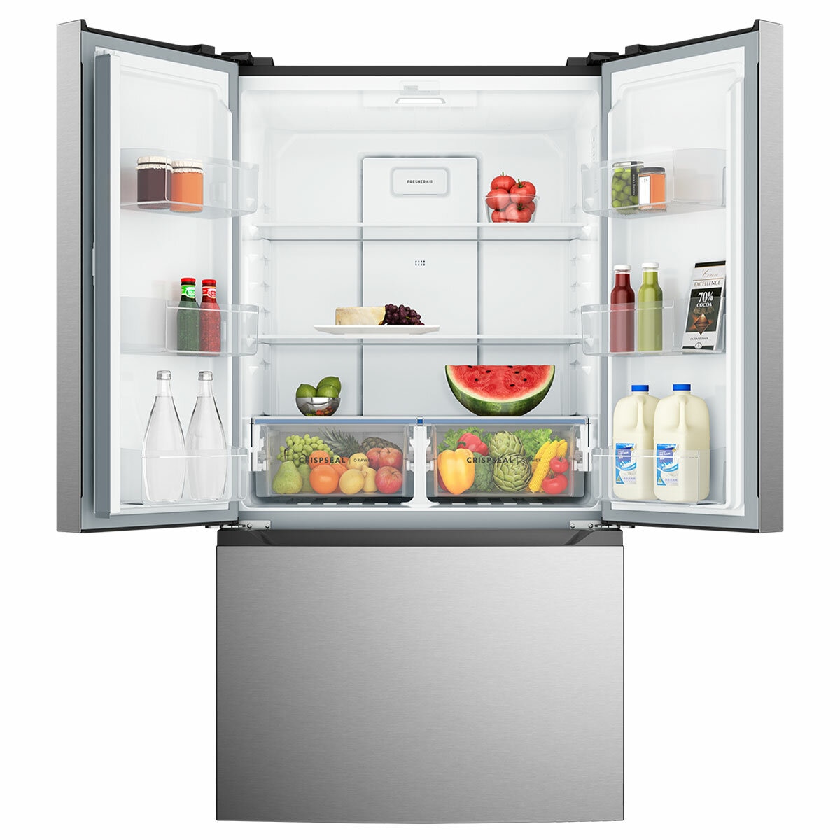 Westinghouse 565L French Door Refrigerator Stainless WHE5600SD Westinghouse 565L French Door Refrigerator Stainless WHE5600SD