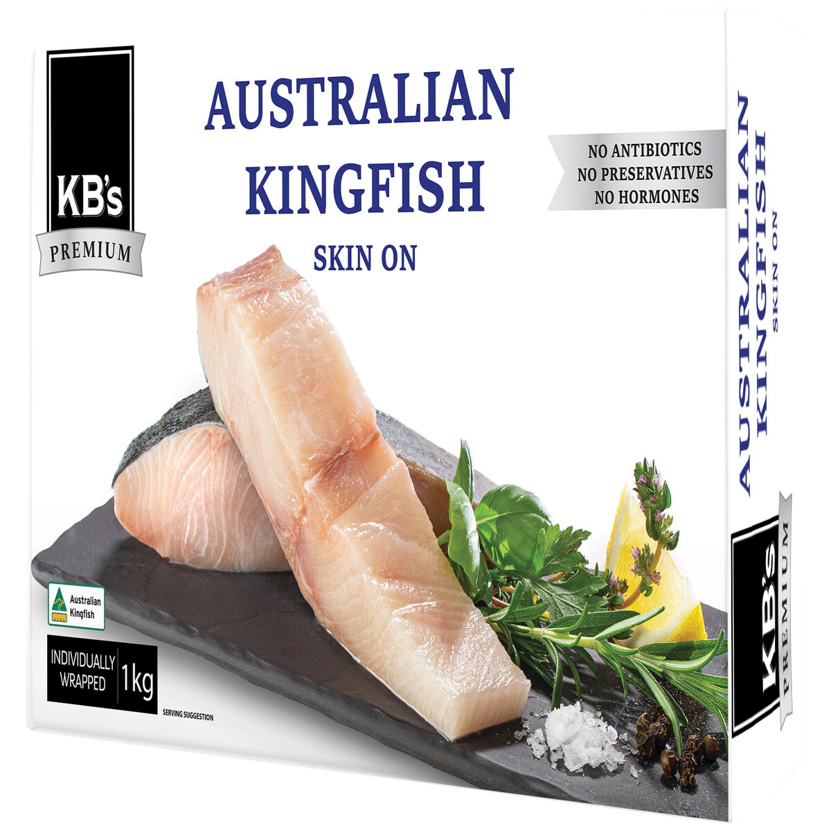 KB Australian Kingfish Skin on 1kg