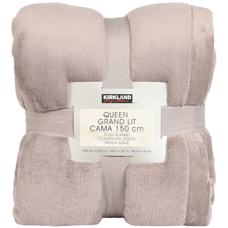 Kirkland Signature Plush Blanket Queen Atmosphere Costco Australia