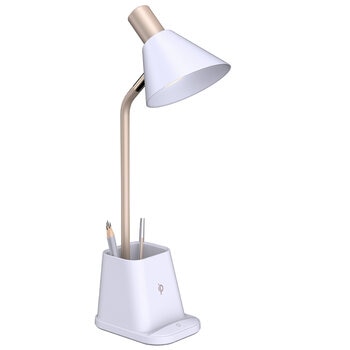 Simplecom LED Desk Lamp With Wireless Charger And Pen Holder