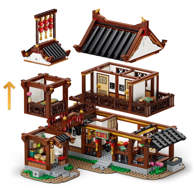LEGO Chinese Festivals Ancient Moon-Gazing Inn Building Set 80121 LEGO Chinese Festivals Ancient Moon-Gazing Inn Building Set 80121