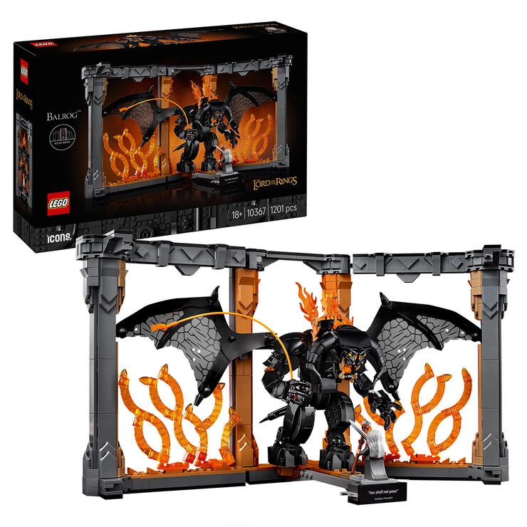 LEGO Icons The Lord of the Rings Balrog Book Nook 10367