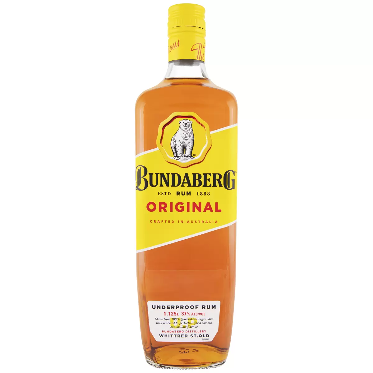 Bundaberg Underproof Rum 1.125L Bundaberg Underproof Rum 1.125L