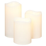 LED Glass Bell Set 3 Piece