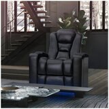 Valencia Theater Seating Venice 1 Seater Recliner Black