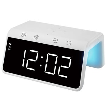 Rewyre Alarm Clock Wireless Charger SY-W0258WHT