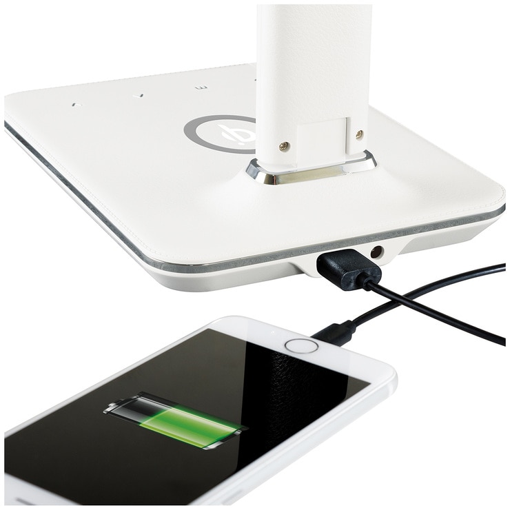 Ottlite Executive Desk Lamp with Wireless Charging Base White Costco