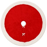 Mon Chateau Faux Fur Tree Skirt Red