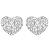 18KT White Gold 0.80ctw Diamond Earrings