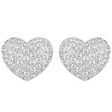 18KT White Gold 0.80ctw Diamond Earrings