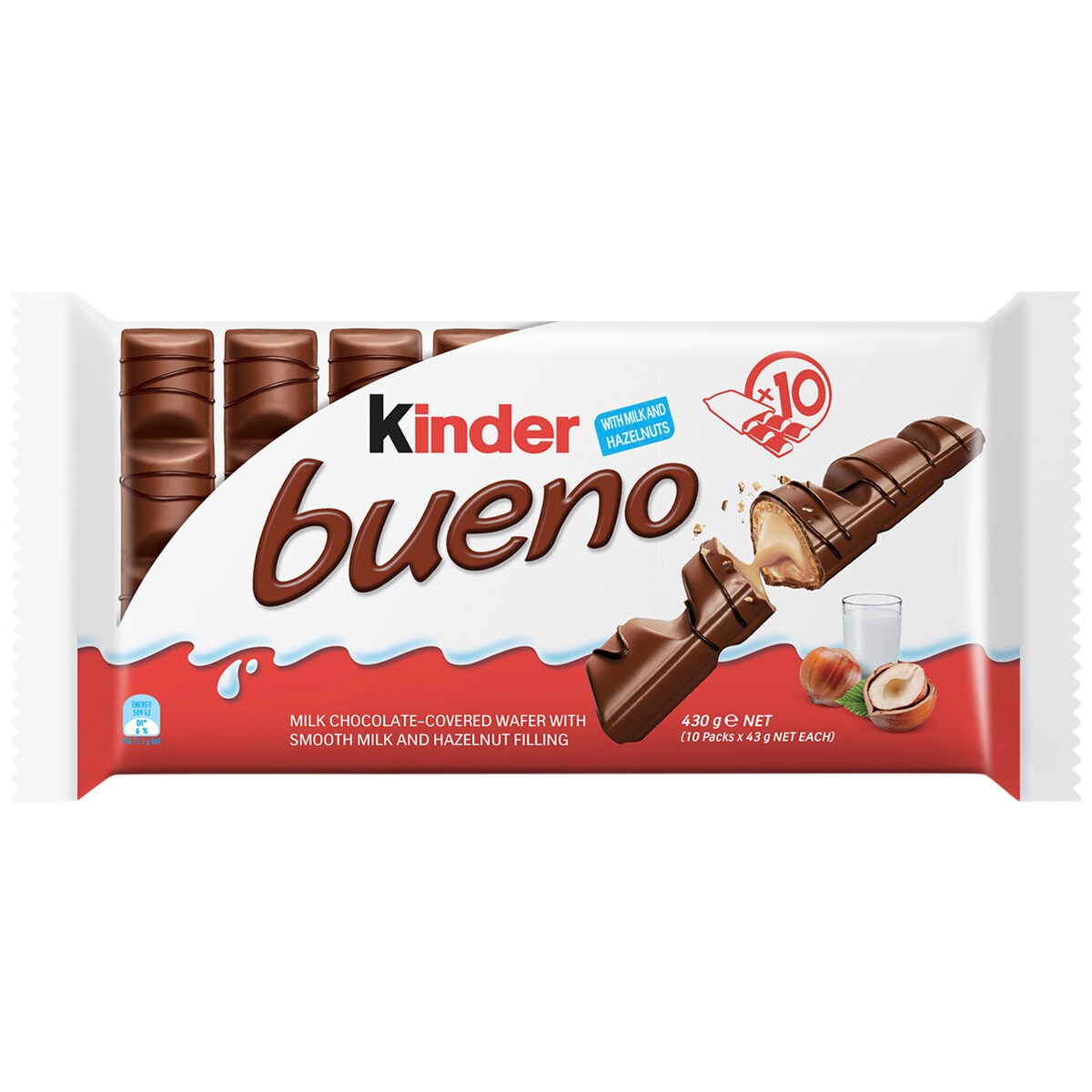 Kinder Bueno Milk Chocolate 2 bars wholesale in Australia