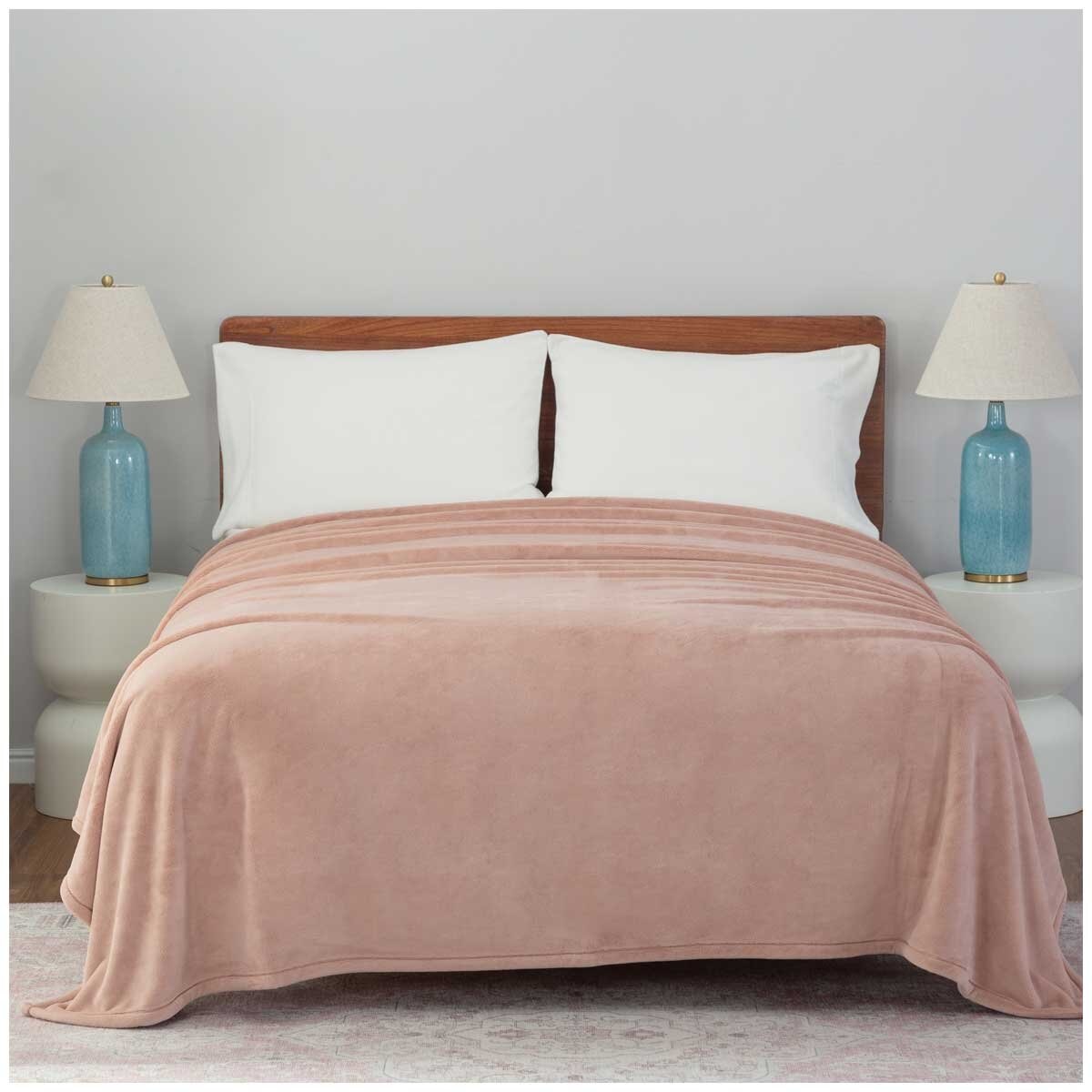 Berkshire Luxe Loft Blanket King Hushed Auburn