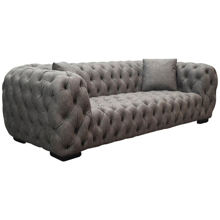 Moran Portia Illusion Fabric 3 Seater Sofa