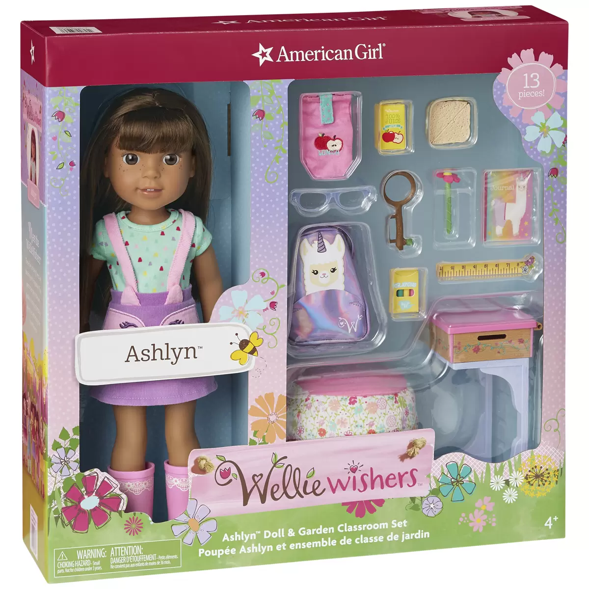 American Girl WellieWishers Doll & Garden Classroom Set Ashlyn