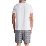 Coast Men's Sleep Set Summer - White Wave