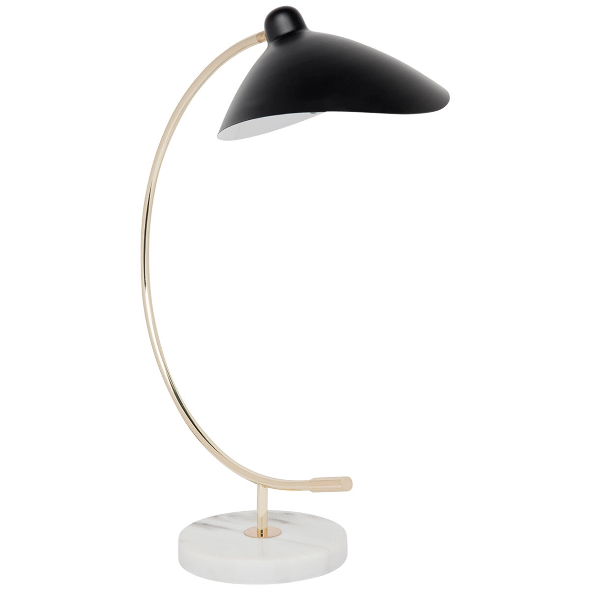 Cafe Lighting and Living Seville Table Lamp GoldWhite