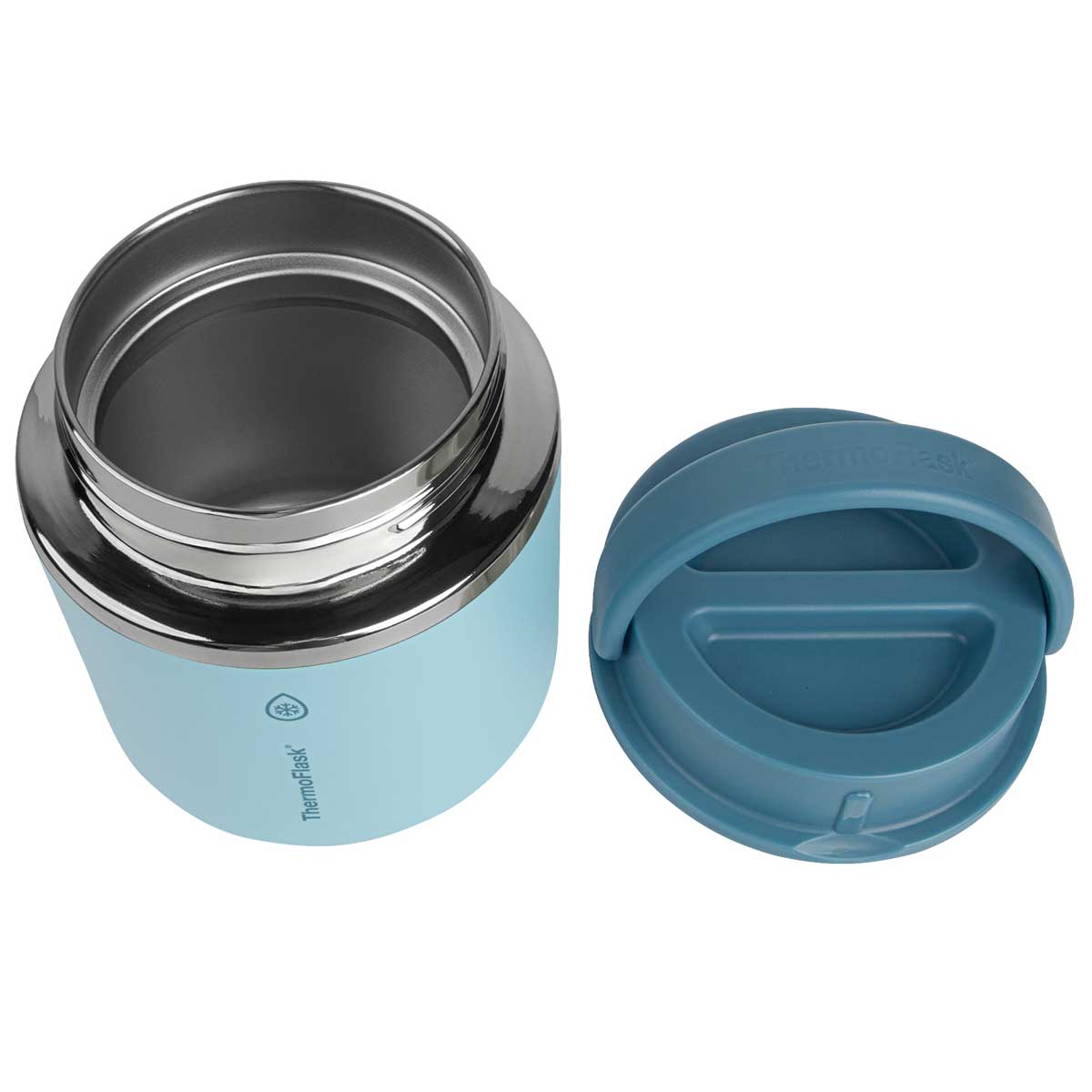 ThermoFlask 590ml Insulated Food Jar 2 Pack Blue