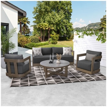 Agio Menorca Aluminium Deep Seating 4 Piece Set Agio Menorca Aluminium Deep Seating 4 Piece Set