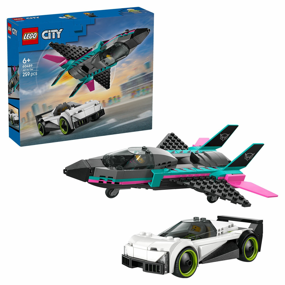 LEGO City Jet vs. Car 60489 LEGO City Jet vs. Car 60489