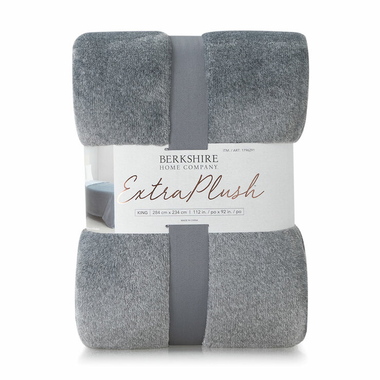 Berkshire Heathered Plush Blanket 284 cm x 234 cm