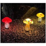 Infinity X1 Solar Landscape Light Glass Mushroom 3 Pack