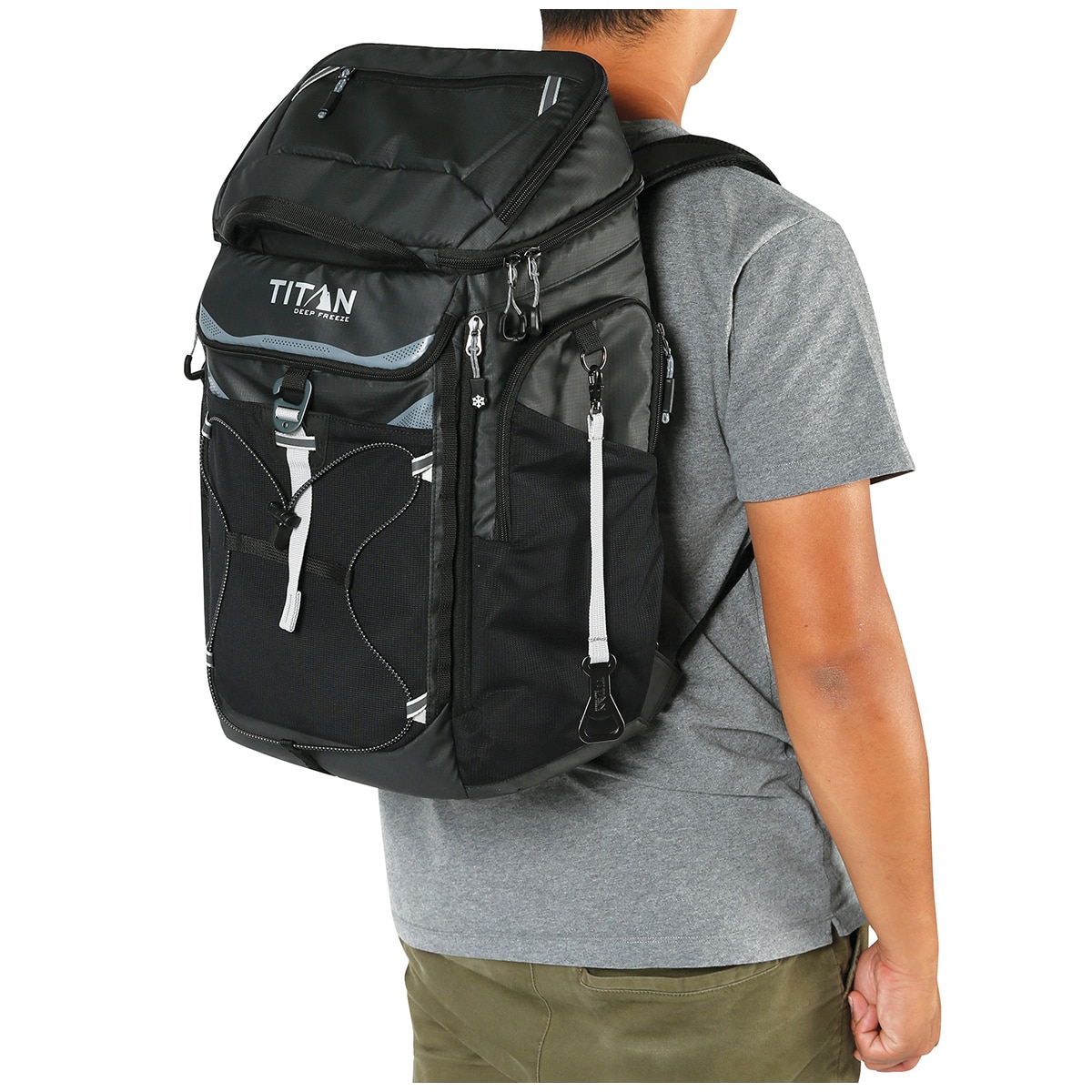 Titan Deep Freeze 26 Can Backpack Cooler 12.4L Black Costco Australia