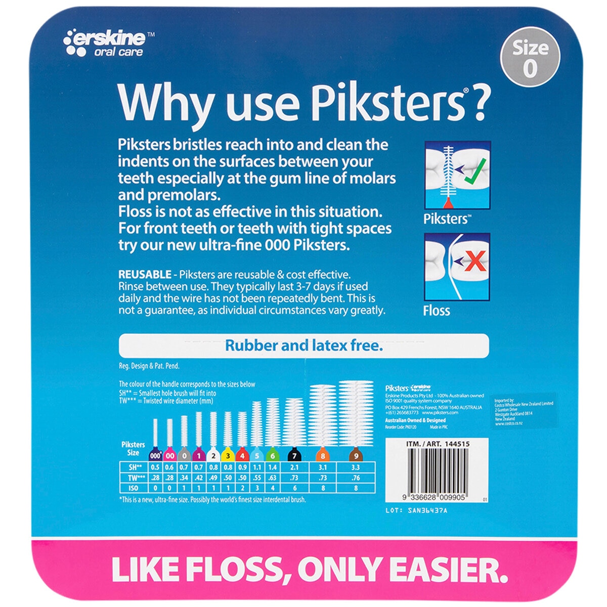 Piksters Interdental Brush 120pk