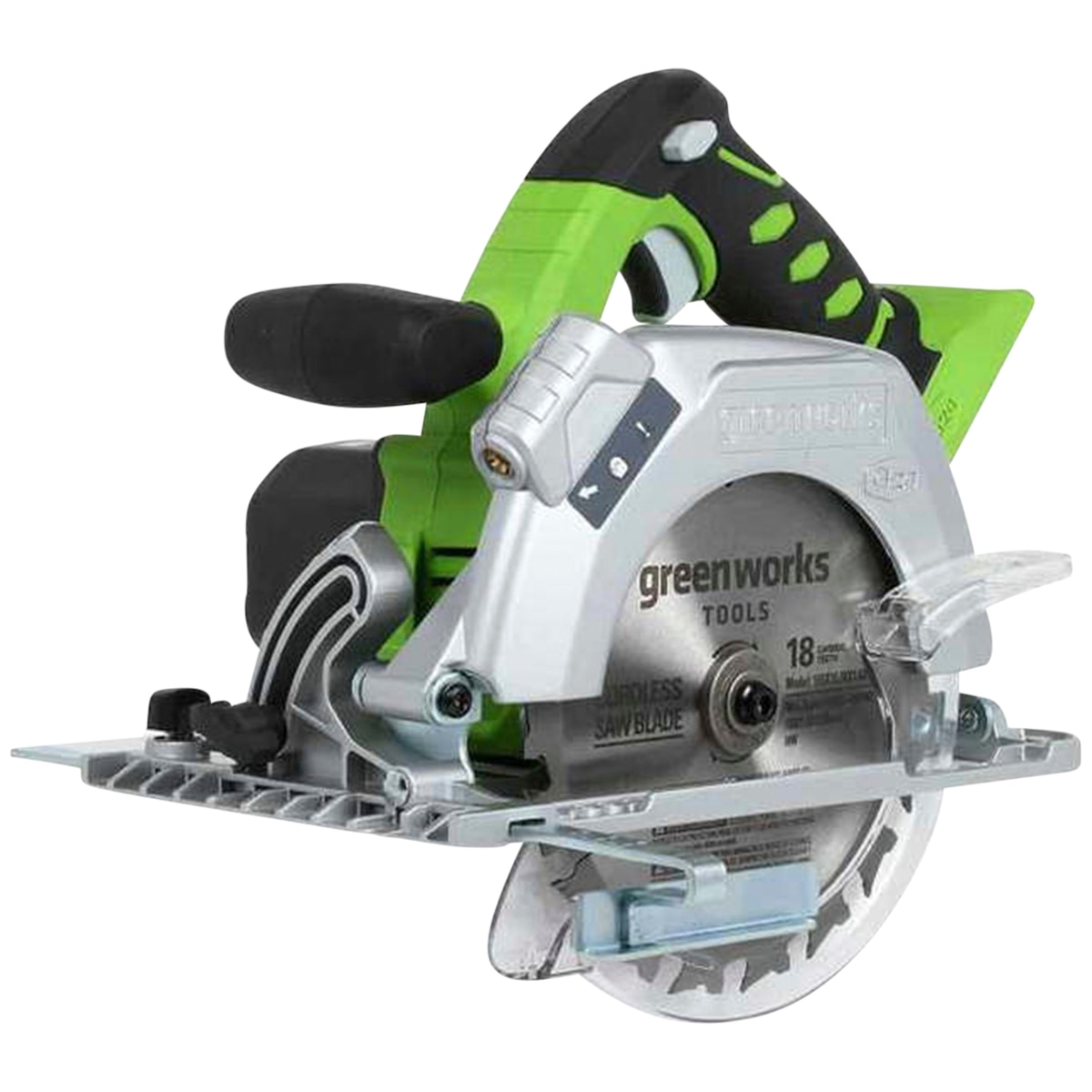 Greenworks 24V Brushless Circular Saw Kit 18.4 cm (7.25) with 2AH Battery & Fast Charger