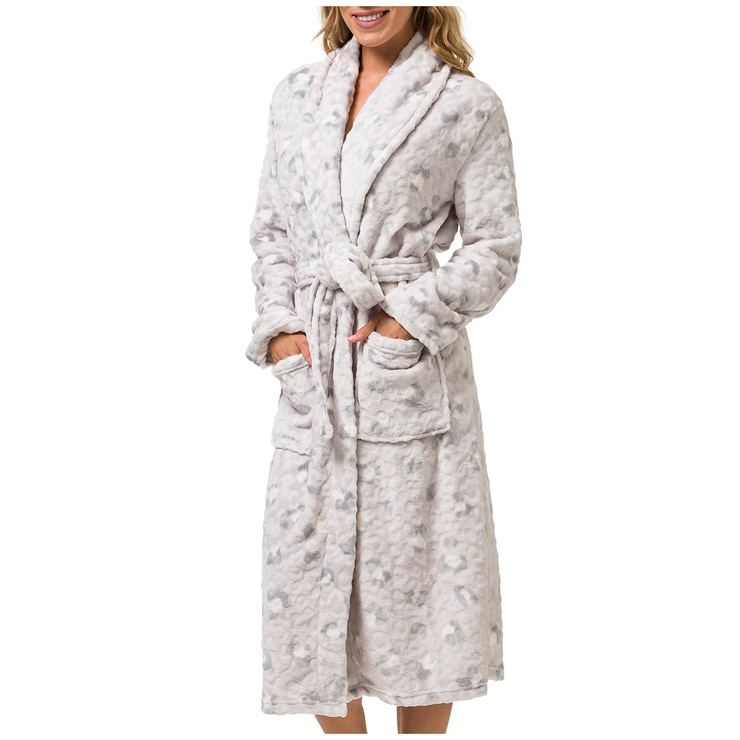 Advent Women's Ultra Plush Fleece Robe Costco Australia