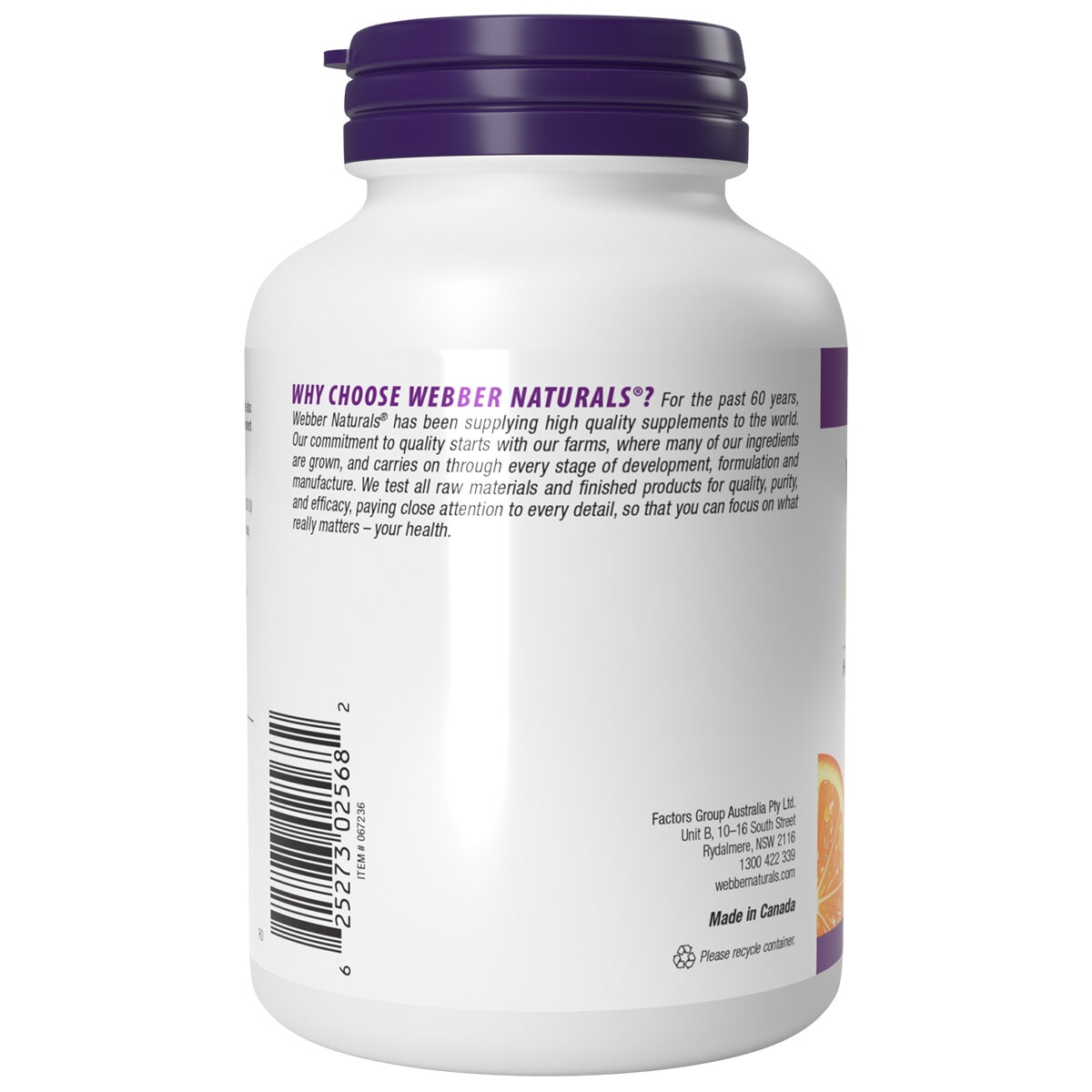 Webber Naturals Chewable Vitamin D3 1000IU 350 Tablets