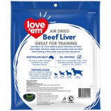 Love' Em Beef Liver Treats 2 x 500 gram
