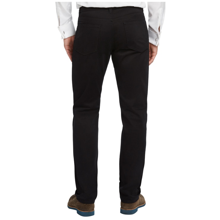Kirkland Signature Men's 5 Pocket Brushed Cotton Twill Pants Black