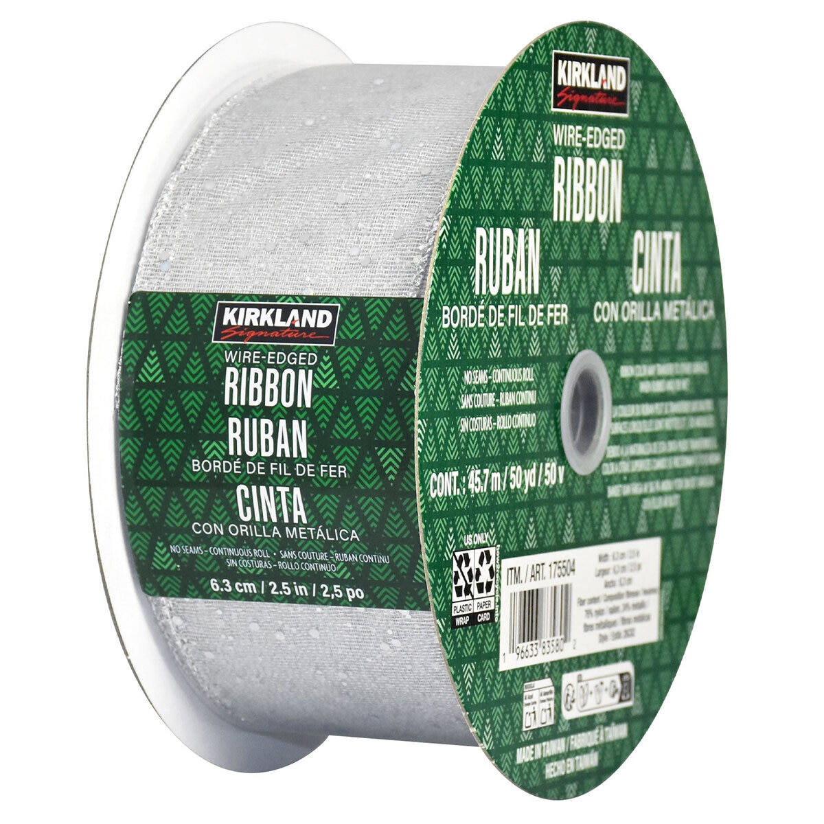 175504 Kirkland Signature Wire Edged Ribbon/