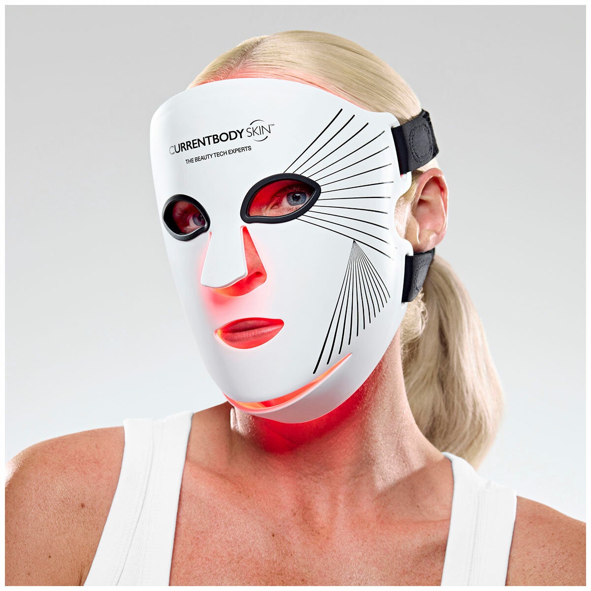 D33 273598 CurrentBody Skin LED Red Light Therapy Face Mask S2 CBDLEDMASKS2