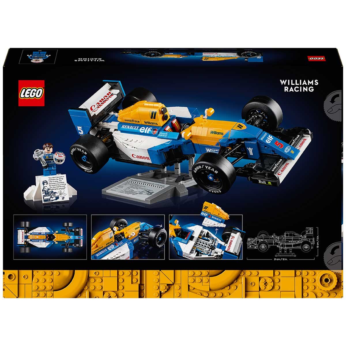 LEGO Icons Williams Racing FW14B & Nigel Mansell 10353