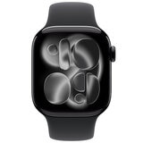 Apple Watch Series 11 GPS 42mm Jet Black Aluminium Case with Black Sport Band - M/L Apple Watch Series 11 GPS 42mm Jet Black Aluminium Case with Black Sport Band - M/L