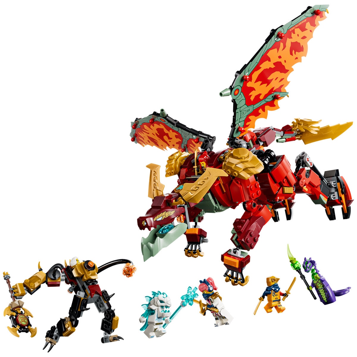LEGO Ninjago Wyldfyre's Transforming Dragon Mech 71868 LEGO Ninjago Wyldfyre's Transforming Dragon Mech 71868
