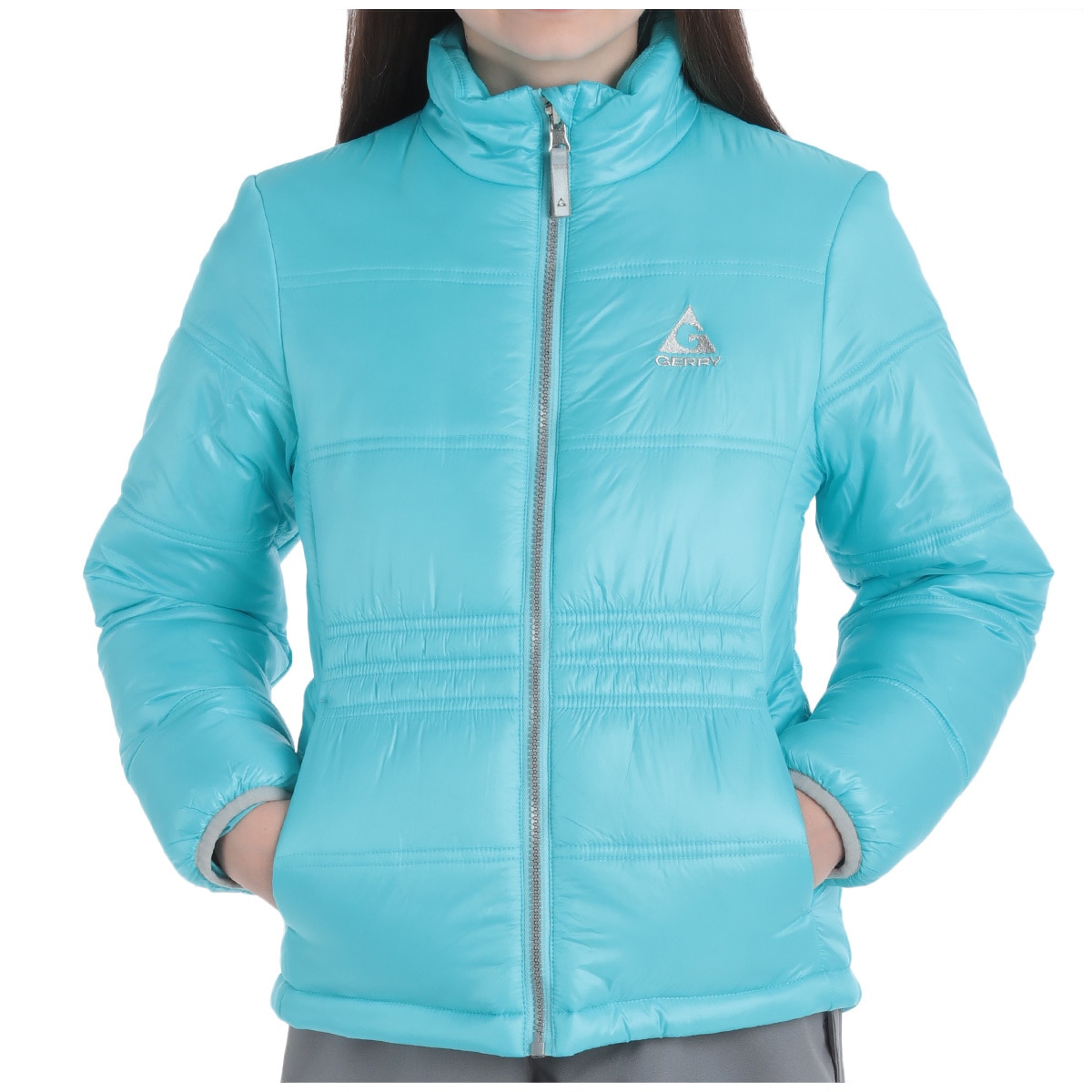 Gerry Girls' Ski Jacket & Beanie Alloy | Costco Australia