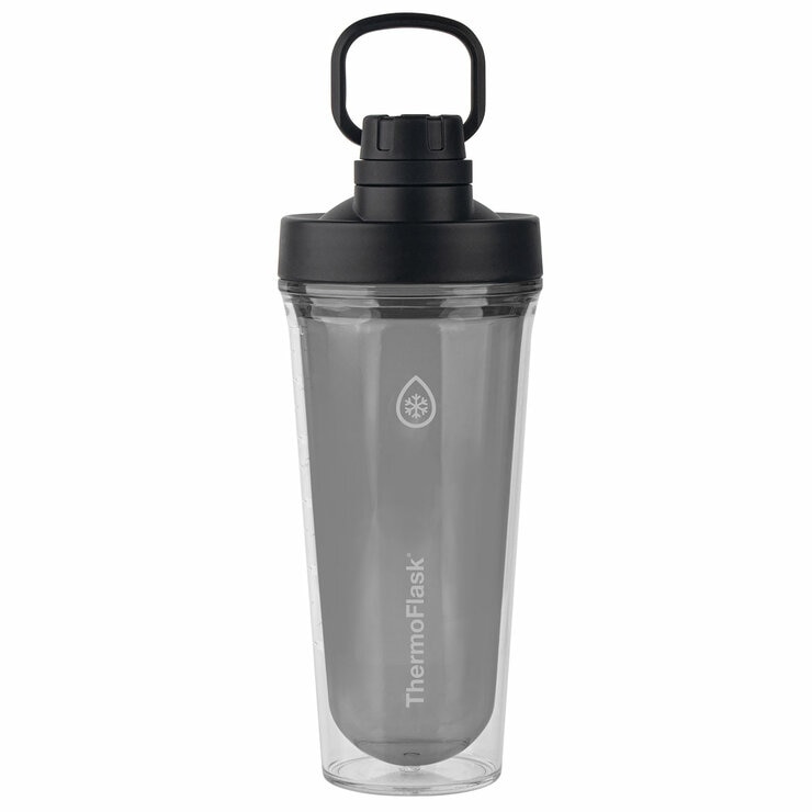 Thermoflask Tritan Shaker Spout Lid With Agitator 710ml 2 Pack Black White