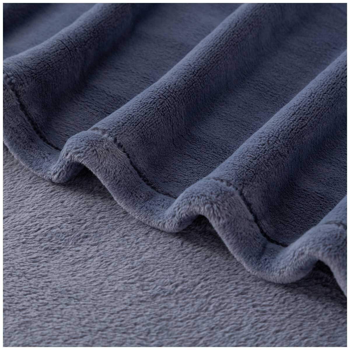 Berkshire Luxe Loft Blanket King Blue