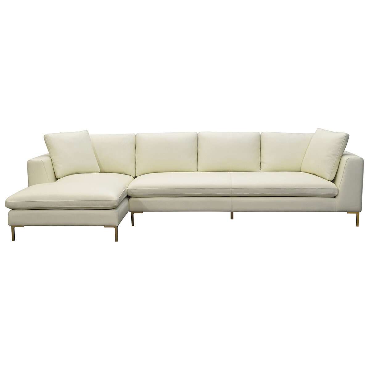 Moran Pico 3.5 Seater Sofa With Left Chaise Sterling Vanilla