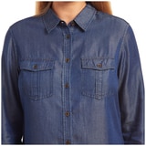 Jachs Women's Tencel Shirt - Dark Denim