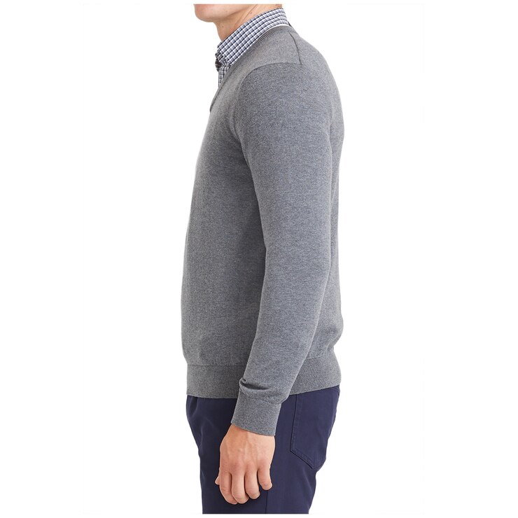 Sportscraft Men's VNeck Knit Sweater Grey Costco Australia