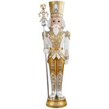 Christmas Grand Caucasian Nutcracker with LED Lights and Music 2.4m