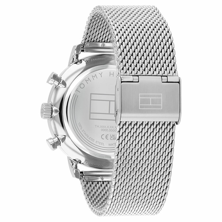 Tommy Hilfiger Legend Stainless Steel Black Dial Men's Watch 1710708