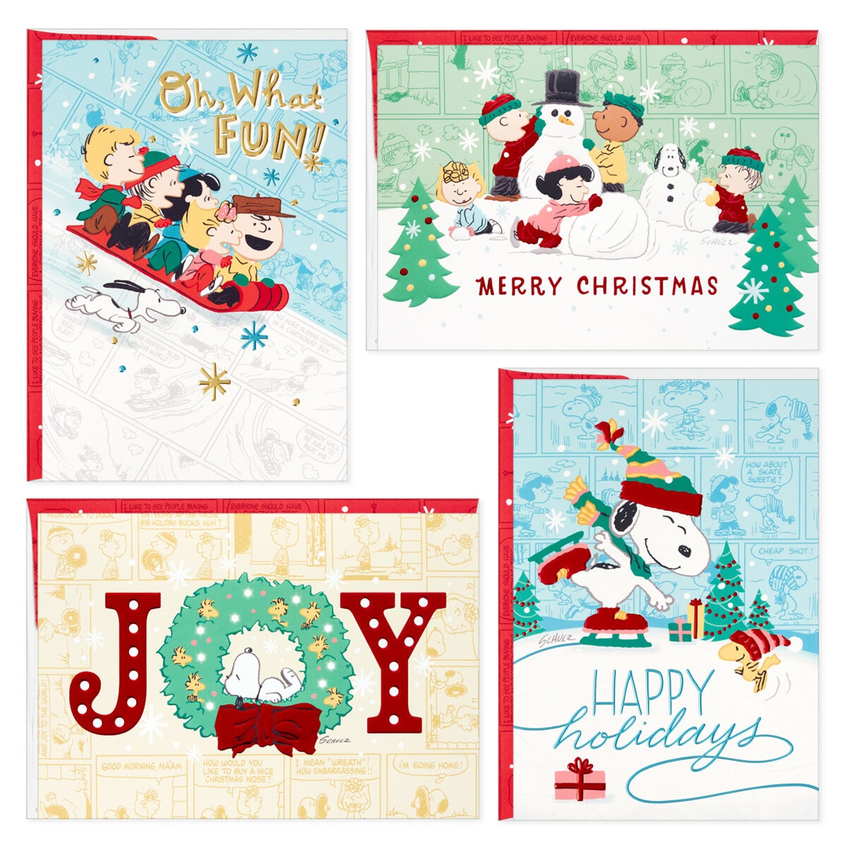 Hallmark Traditional Holiday Card Assortment 40 Pack/