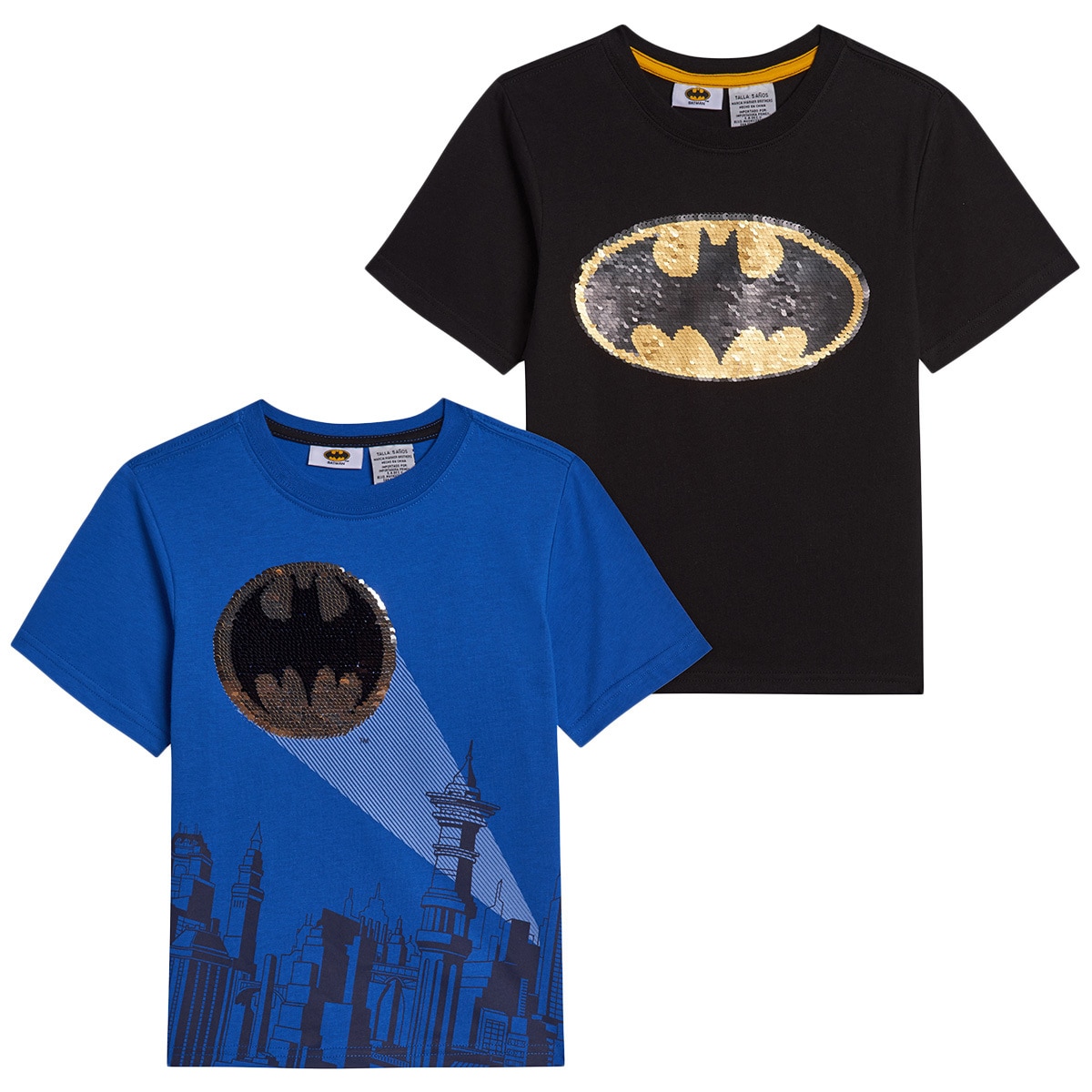 Characters Kids' Sequin Flip Tee 2 pack - Batman