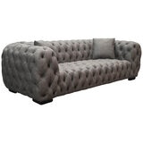 Moran Portia Illusion Fabric 3 Seater Sofa