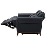 Aiden & Ivy Leather Power Reclining Loveseat