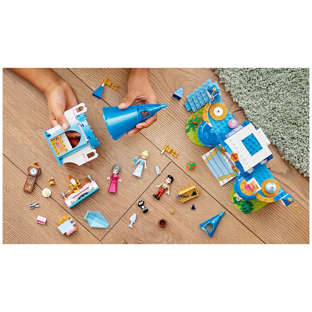 LEGO Cinderella and Prince Charming's Castle 43206